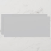 Weichgrau geometrisch menükarte (Vorne/Hinten)