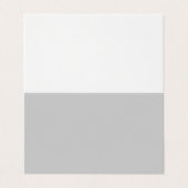 Weichgrau geometrisch visitenkarten (Außenseite Aufgefaltet)