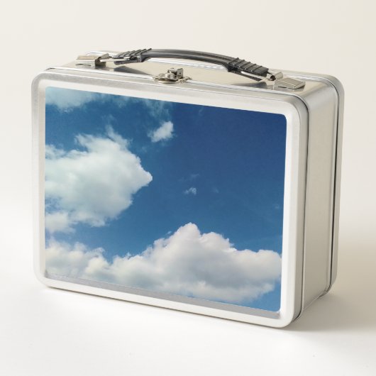 Weichheit den Wolken Metall Brotdose (Vorderseite)