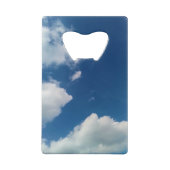 Weichheit gegenüber den Wolken Geldbeutel Flaschenöffner (Rückseite)