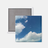 Weichheit gegenüber den Wolken Magnet (Vorderseite/Rückseite)