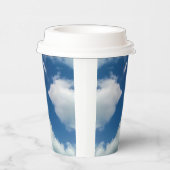 Weichheit gegenüber den Wolken Pappbecher (Rechts)