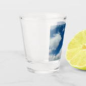 Weichheit in den Wolken Schnapsglas (Links)