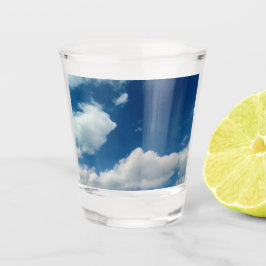 Weichheit in den Wolken Schnapsglas