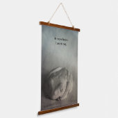 Weichheit ist Stärke Holzklapptapeten Wandteppich Mit Holzrahmen (Gewinkelt)