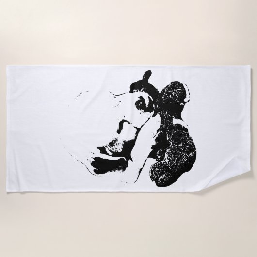 Weichheit Strandtuch (Vorderseite)