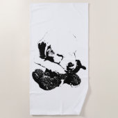 Weichheit Strandtuch (Vorderseite)