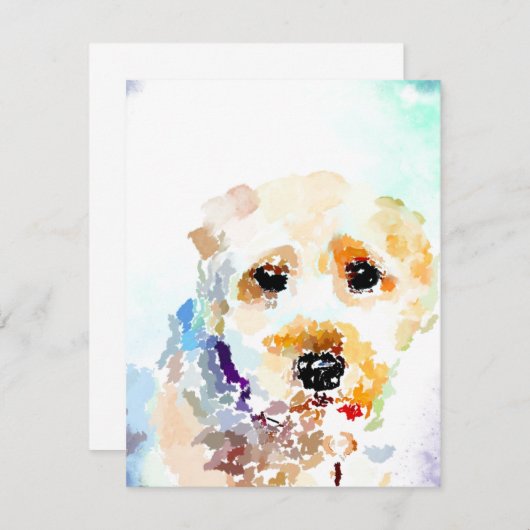 Weichkratze Mitteilungskarte (Vorne/Hinten)