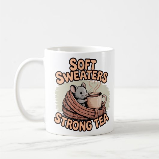 Weichkraut Starkes Tee Warmes Karamell Kaffeetasse (Links)