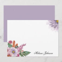 Weichlavenöse Personalisiert Mitteilungskarte