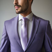 Weichlila - Vollfarbhalsbinde Krawatte