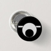 Weichlinge schwarze Oktober Button (Vorne & Hinten)