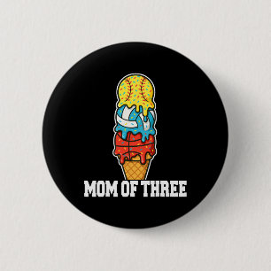 Weichll Volleyll Skizze Mom Eiscreme Sommer Spiel Button