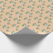 Weichorange Geschenkpapier (Ecke)