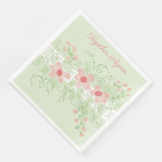Weichpastellgrün Serviette (Ecke)