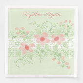 Weichpastellgrün Serviette (Vorderseite)