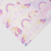 Weichpastellhörner und Regenbogen Seidenpapier (Ausschnitt)