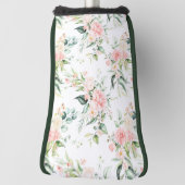 Weichpastellmuster in Rosa Rose Blume Golf Headcover (Rotieren 90)