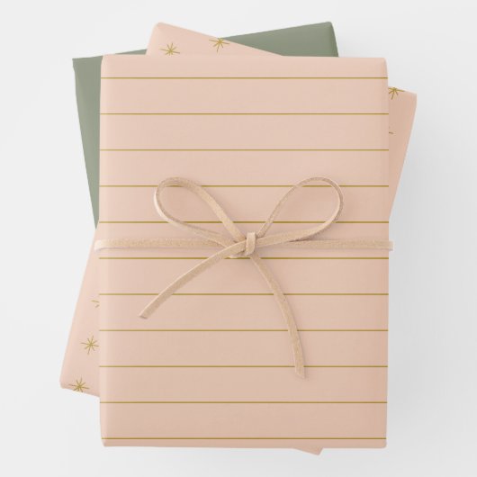 Weichpastellsteine Geschenkpapier Set (Beispiel)