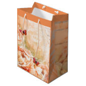 Weichpfirsich Mittlere Geschenktüte (Vorderseite Schrägansicht)