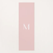 Weichpinke - Monogramm hinzufügen Yogamatte (Vorderseite)