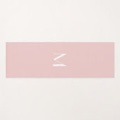 Weichpinke - Monogramm hinzufügen Yogamatte (Vorderseite (Horizontal))