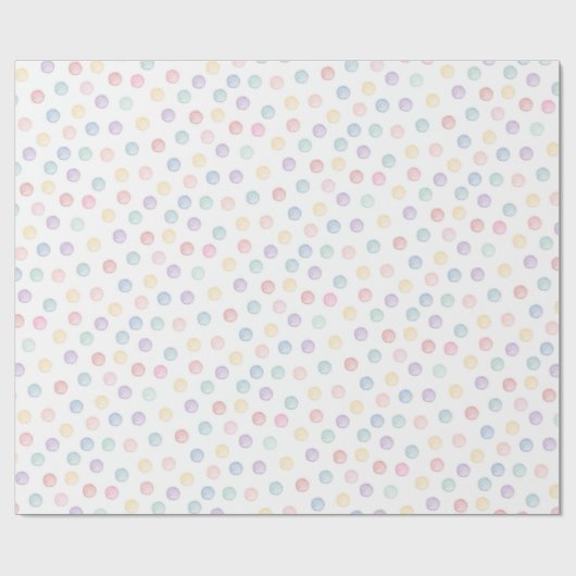 Weichpolka-Punkte - jeder Fall Geschenkpapier (Flach)
