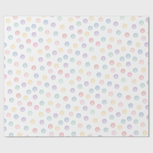 Weichpolka-Punkte - jeder Fall Geschenkpapier (Flach)