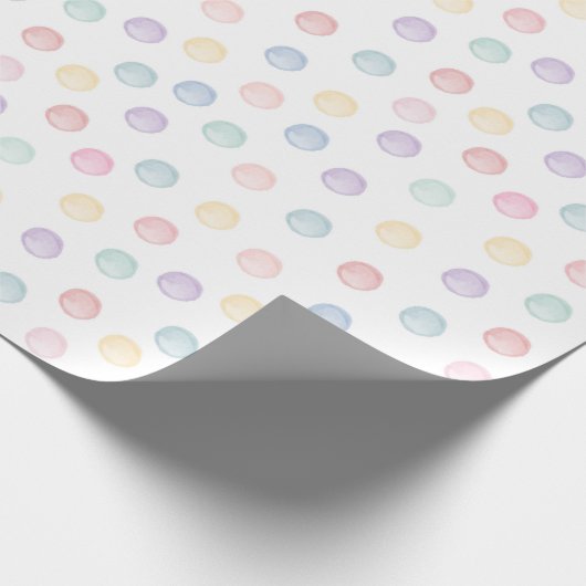 Weichpolka-Punkte - jeder Fall Geschenkpapier (Ecke)