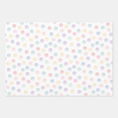 Weichpolka-Punkte - jeder Fall Geschenkpapier Set (Vorderseite)