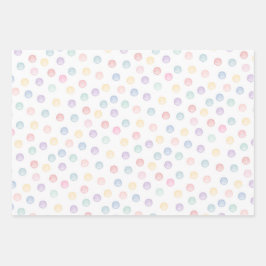 Weichpolka-Punkte - jeder Fall Geschenkpapier Set