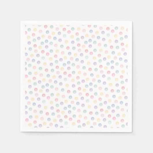 Weichpolka-Punkte - jeder Fall Serviette (Vorderseite)