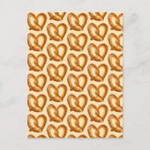 Weichpräzel mit Salz Postkarte (Vorderseite)