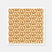 Weichpräzel mit Salz Serviette (Vorderseite)