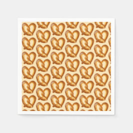 Weichpräzel mit Salz Serviette