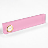 Weichrosa Farbe Namensplakette