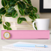 Weichrosa Farbe Namensplakette