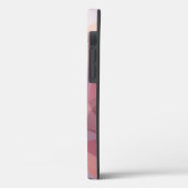 Weichrosa Lila Abstraktes Pyramidenmuster Case-Mate iPhone Hülle (Rückseite / Links)