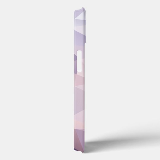 Weichrosa Lila, Abstraktes Pyramidenmuster Case-Mate iPhone Hülle (Rückseite / Rechts)