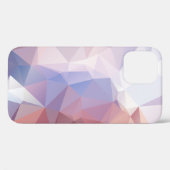Weichrosa Lila Abstraktes Pyramidenmuster Design C Case-Mate iPhone Hülle (Rückseite (Horizontal))