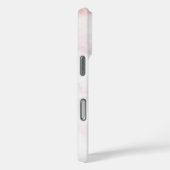 Weichrosa Marmorstruktur Case-Mate iPhone Hülle (Rückseite / Rechts)