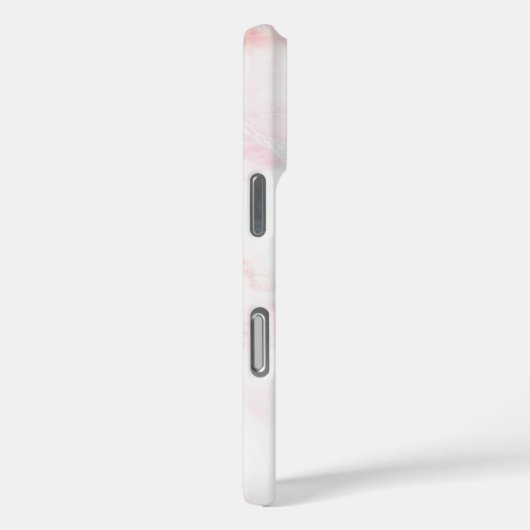 Weichrosa Marmorstruktur Case-Mate iPhone Hülle (Rückseite / Rechts)