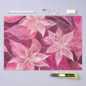 Weichrosa Poinsettia Seidenpapier (Handwerk)