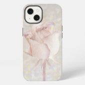 Weichrosa Rose iPhone Hülle (Rückseite)