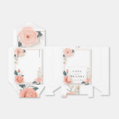 Weichrosa Rosen Geschenkschachtel (Ungefaltet)