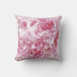 Weichrosa Rosen Kissen