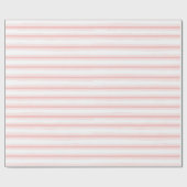 Weichrosa Streifenpapier Geschenkpapier (Flach)