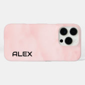 Weichrosa Wolken - Dreamy Sky Textur Case-Mate iPhone Hülle (Rückseite (Horizontal))