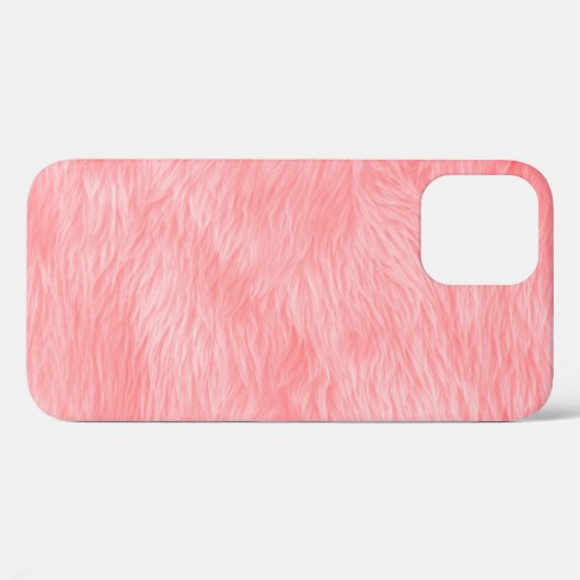 Weichrosa Wolle Fur Textur Case-Mate iPhone Hülle (Rückseite (Horizontal))