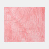 Weichrosa Wolle Fur Textur Fleecedecke (Vorderseite (Horizontal))